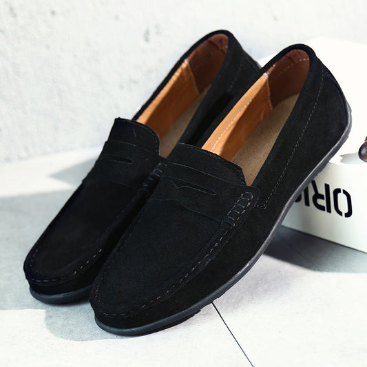 Stijlvolle Suède Heren Loafers - Luxe Instappers