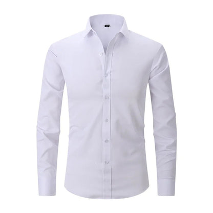 Strijkvrij Slim Fit Herenoverhemd Formeel