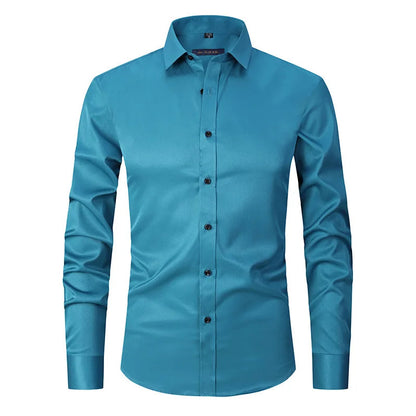 Strijkvrij Slim Fit Herenoverhemd Formeel