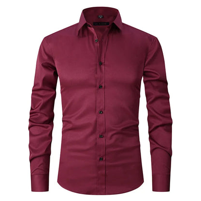 Strijkvrij Slim Fit Herenoverhemd Formeel