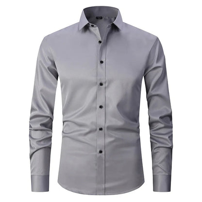 Strijkvrij Slim Fit Herenoverhemd Formeel