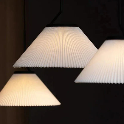 CremeNord - Elegante Geplooide Hanglamp voor een Warme Sfeer