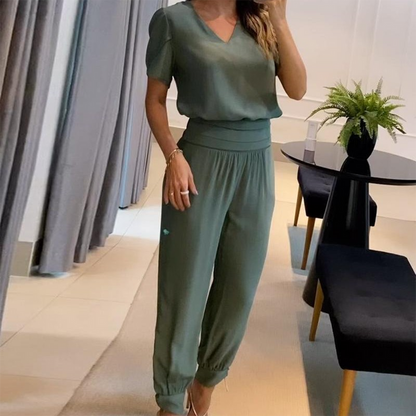 Tabea – Elegante Jumpsuit met Stijlvolle Print