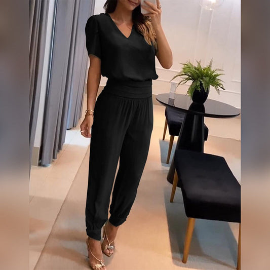 Tabea – Elegante Jumpsuit met Stijlvolle Print
