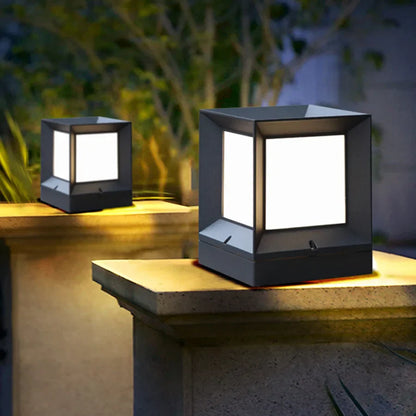 PillarGlow - Staande Solar Lamp voor Poorten