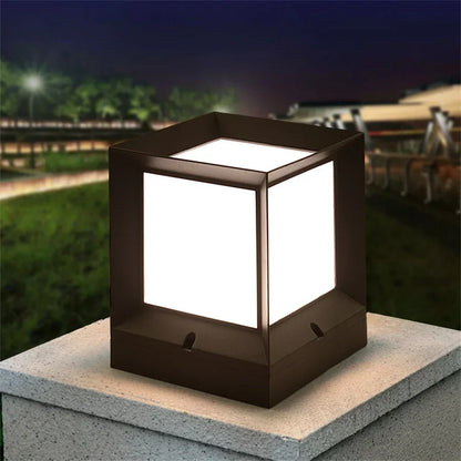 PillarGlow - Staande Solar Lamp voor Poorten