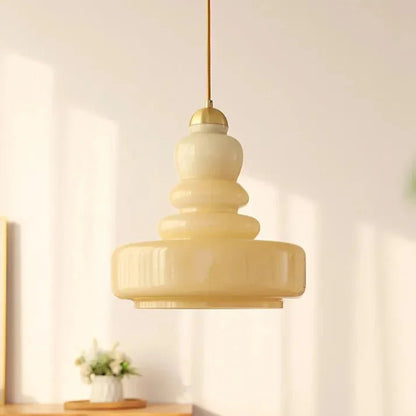 Tijdloze Glazen Hanglamp - Kalebasvorm Glas