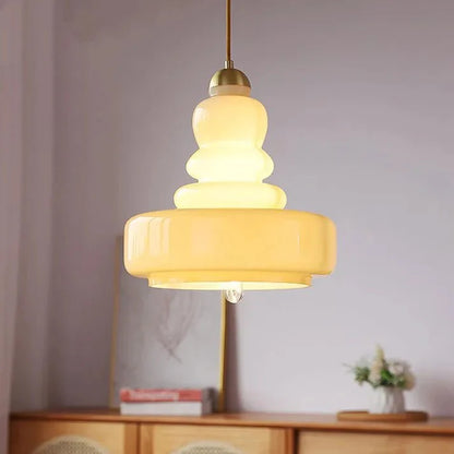 Tijdloze Glazen Hanglamp - Kalebasvorm Glas