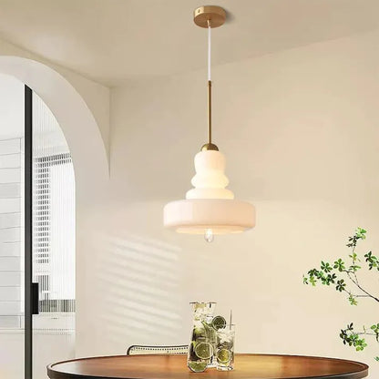 Tijdloze Glazen Hanglamp - Kalebasvorm Glas