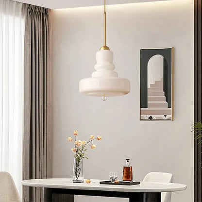 Tijdloze Glazen Hanglamp - Kalebasvorm Glas