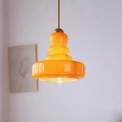 Tijdloze Glazen Hanglamp - Kalebasvorm Glas
