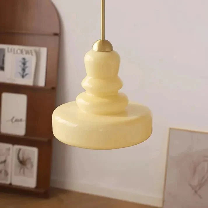 Tijdloze Glazen Hanglamp - Kalebasvorm Glas