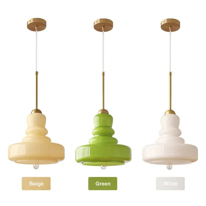 Tijdloze Glazen Hanglamp - Kalebasvorm Glas