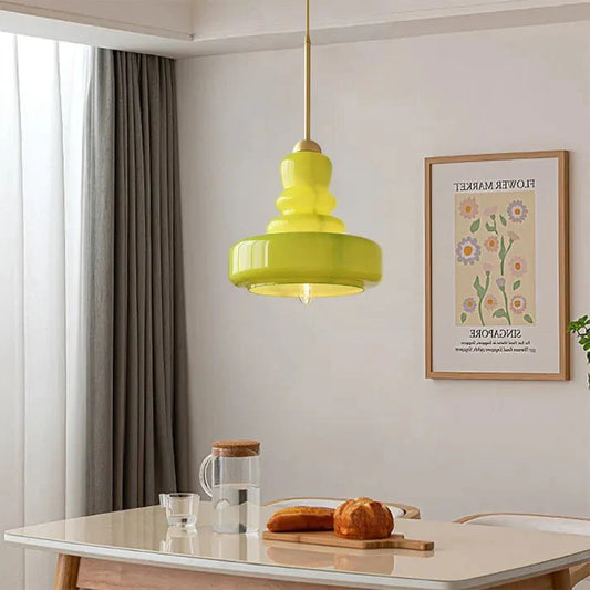 Tijdloze Glazen Hanglamp - Kalebasvorm Glas