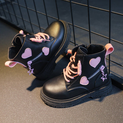 Trendy Enkellaarsjes Met Rits Voor Meisjes