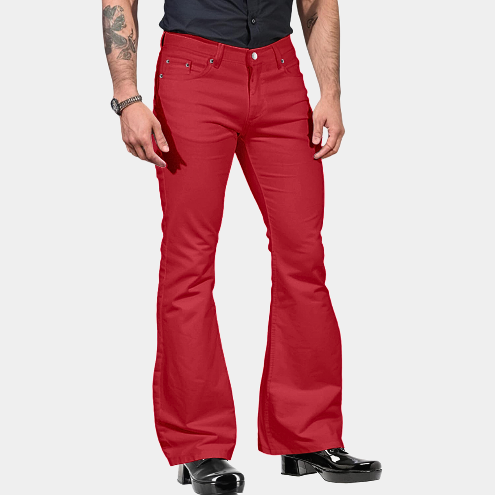 Trendy Flare Broek voor Heren