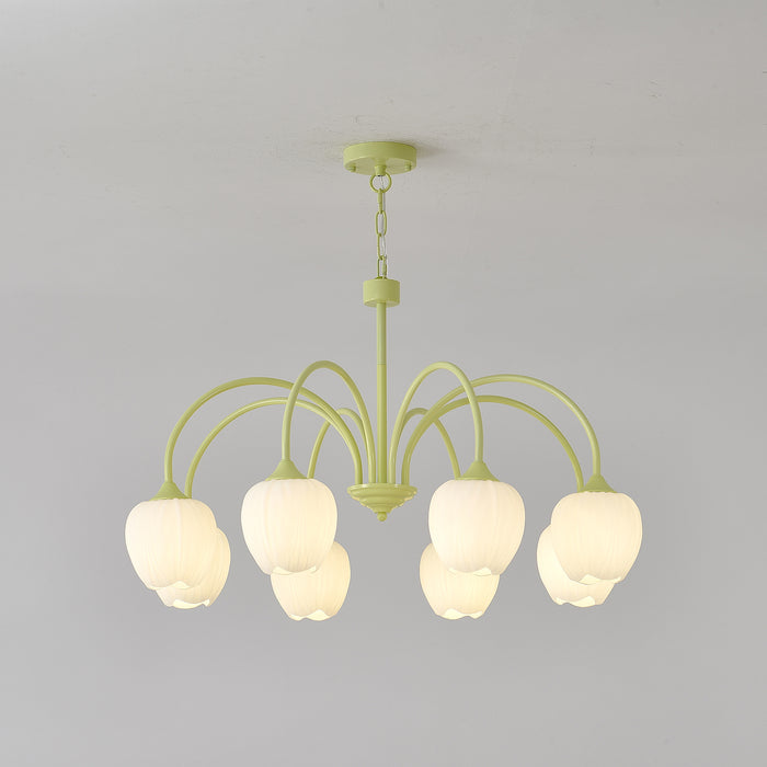 Tulip - Elegante Matcha Kroonluchter voor Stijlvolle Verlichting