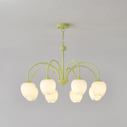 Tulip - Elegante Matcha Kroonluchter voor Stijlvolle Verlichting