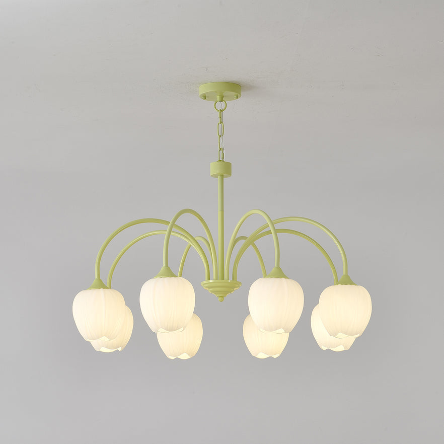 Tulip - Elegante Matcha Kroonluchter voor Stijlvolle Verlichting