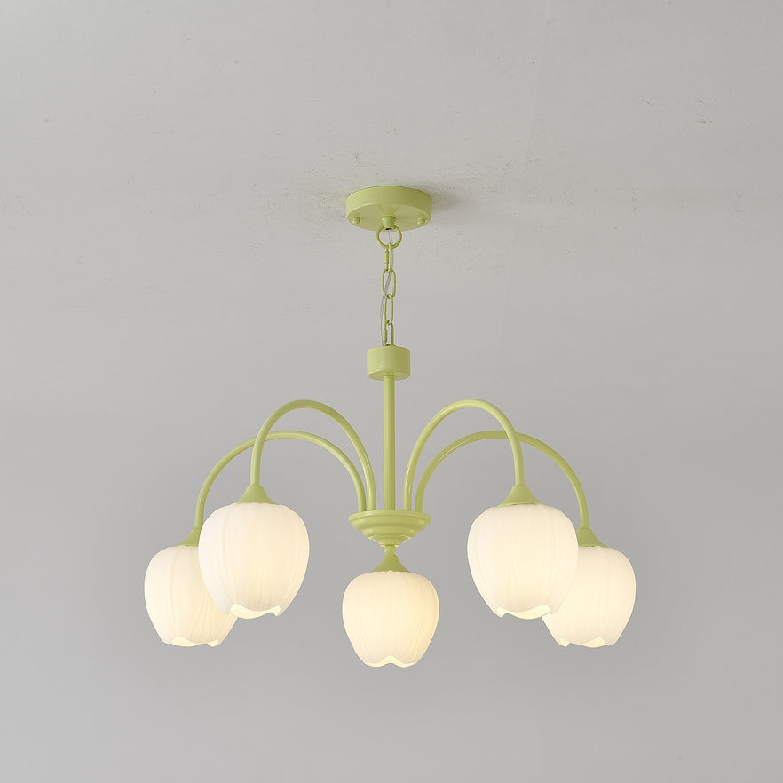 Tulip - Elegante Matcha Kroonluchter voor Stijlvolle Verlichting