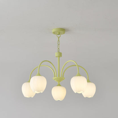 Tulip - Elegante Matcha Kroonluchter voor Stijlvolle Verlichting