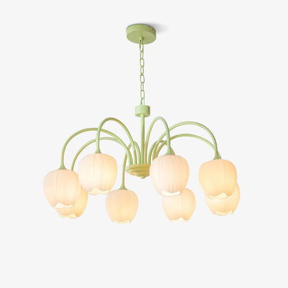 Tulip - Elegante Matcha Kroonluchter voor Stijlvolle Verlichting