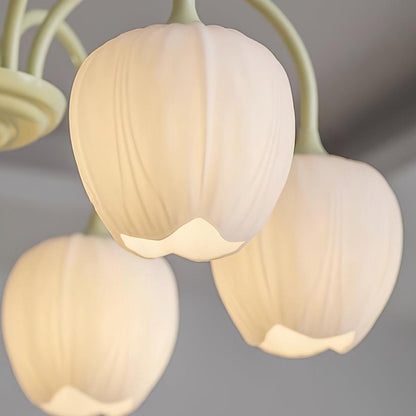 Tulip - Elegante Matcha Kroonluchter voor Stijlvolle Verlichting