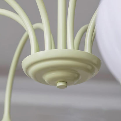 Tulip - Elegante Matcha Kroonluchter voor Stijlvolle Verlichting