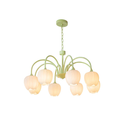 Tulip - Elegante Matcha Kroonluchter voor Stijlvolle Verlichting