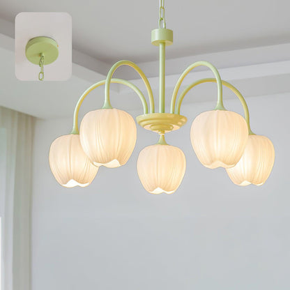 Tulip - Elegante Matcha Kroonluchter voor Stijlvolle Verlichting