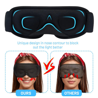 Ultiem Comfort 3D Slaapmasker Deluxe