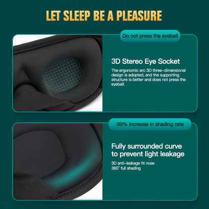 Ultiem Comfort 3D Slaapmasker Deluxe