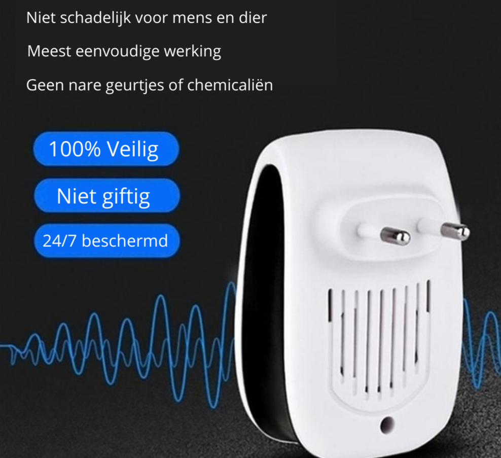 Ultrasone Ongediertebestrijder voor Thuisgebruik