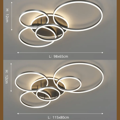 Lámpara de techo moderna negra: iluminación elegante para cada habitación