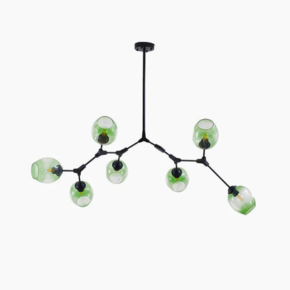 Speelse Sputnik Hanglamp met Glazen Bubbels