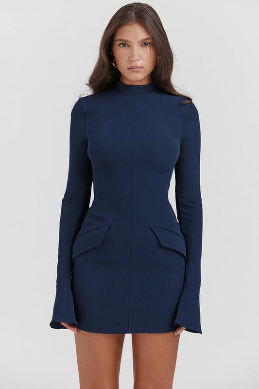 Verfijnde Cargo Mini-Jurk Veronica