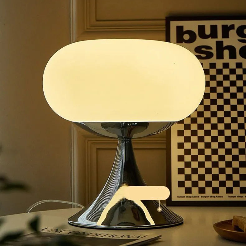 Vintage Bauhaus Tafellamp Glas - Warmte Voor Je Interieur