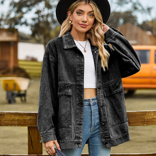 Vintage Denim Jack voor Dames