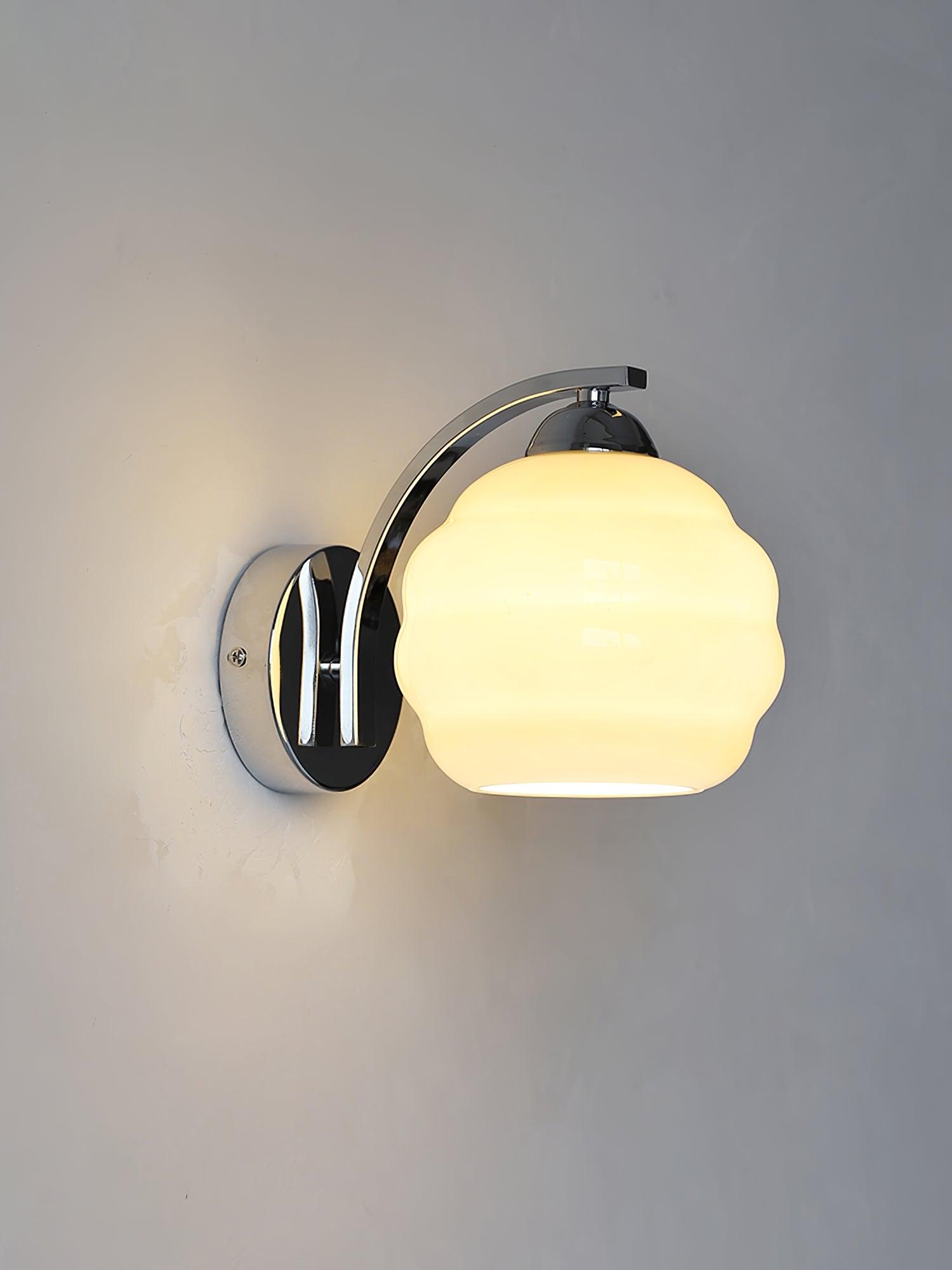 Vintage Wandlamp Martine - Glas Met Art Deco Stijl