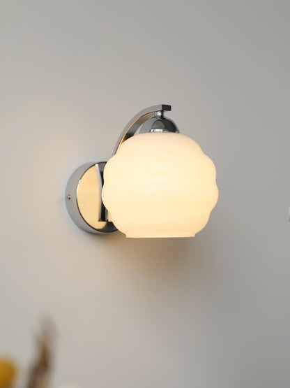 Vintage Wandlamp Martine - Glas Met Art Deco Stijl