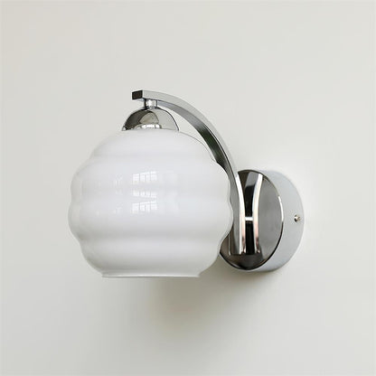 Vintage Wandlamp Martine - Glas Met Art Deco Stijl