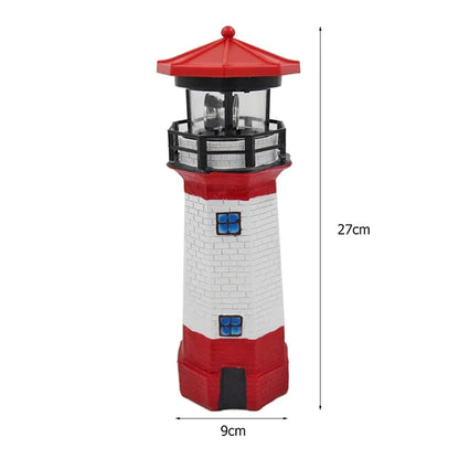 CoastalRay - Vuurtoren Zonne LED Licht | Maritieme Tuinverlichting