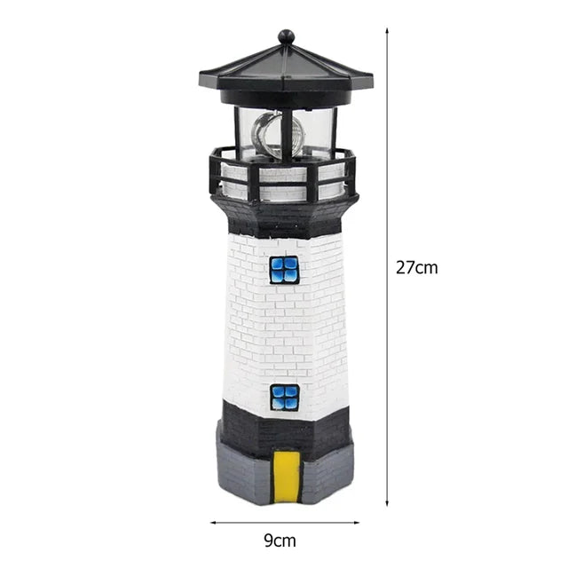 CoastalRay - Vuurtoren Zonne LED Licht | Maritieme Tuinverlichting