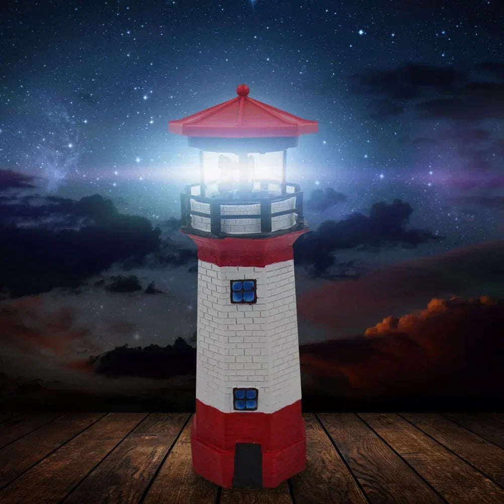 CoastalRay - Vuurtoren Zonne LED Licht | Maritieme Tuinverlichting