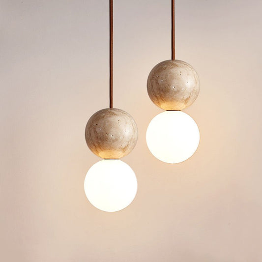 Wabi Sabi Hanglamp - Crème Met Warme Kleurtemperatuur