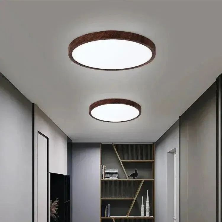 Walnoot Design Piet Plafondlamp - LED Verlichting