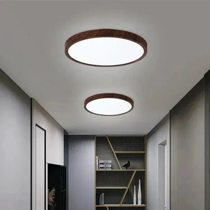 Walnoot Design Piet Plafondlamp - LED Verlichting