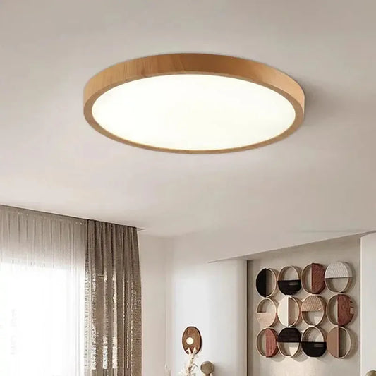 Walnoot Design Piet Plafondlamp - LED Verlichting