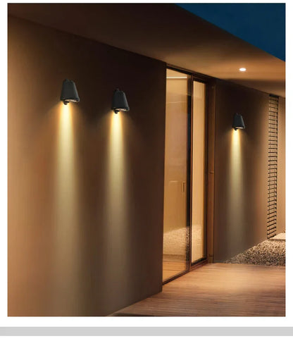 LunaRay – Aluminium Wandlamp voor Stijlvolle Buitenverlichting