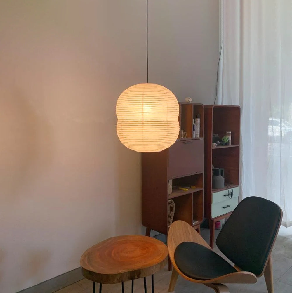 Washi Papier Mini Hanglamp - Unieke Japanse Stijl Hanglamp voor Slaapkamer of Woonkamer